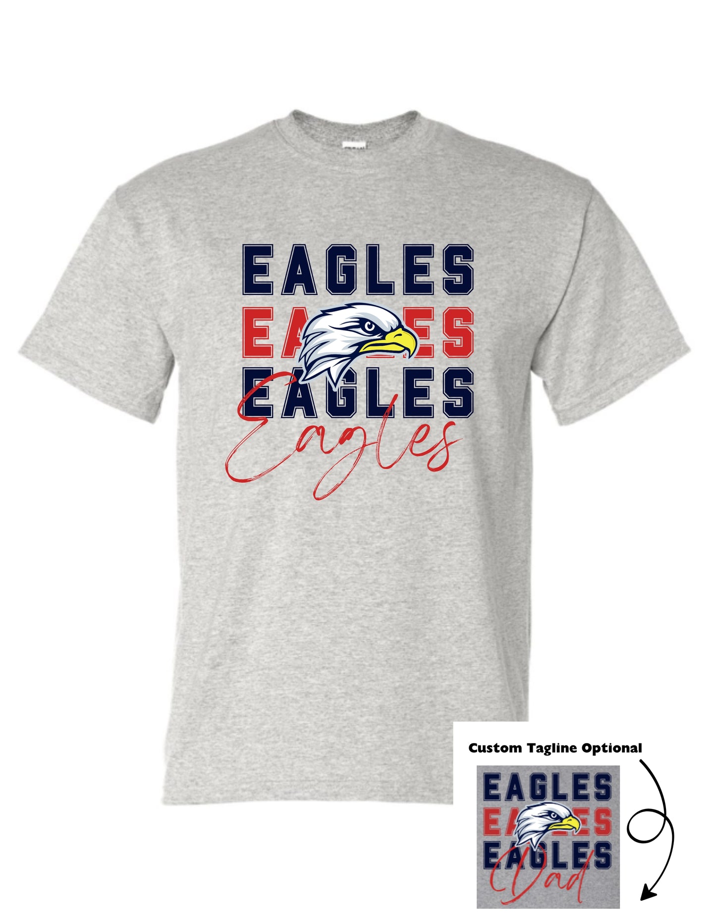 Haslet 24-25 Spirit Shirt (Eagles, Eagles, Eagles)