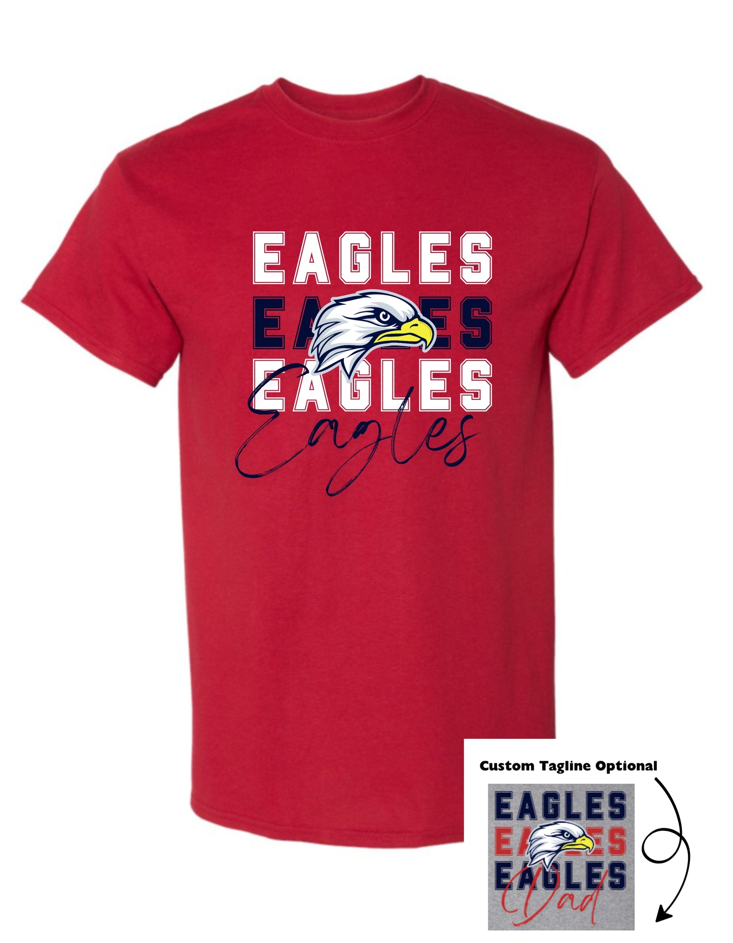 Haslet 24-25 Spirit Shirt (Eagles, Eagles, Eagles)