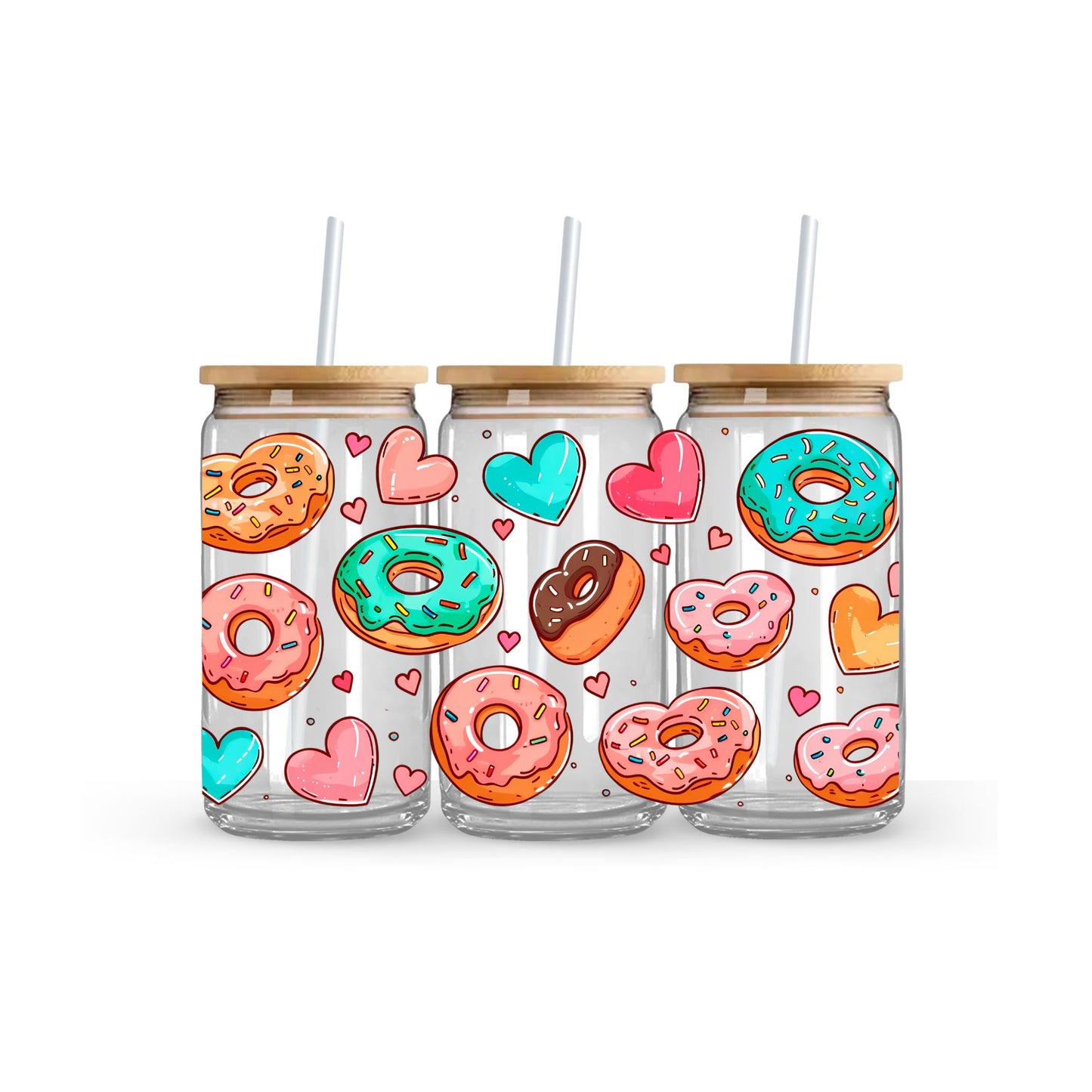 Libbey Cup - Donuts & Hearts