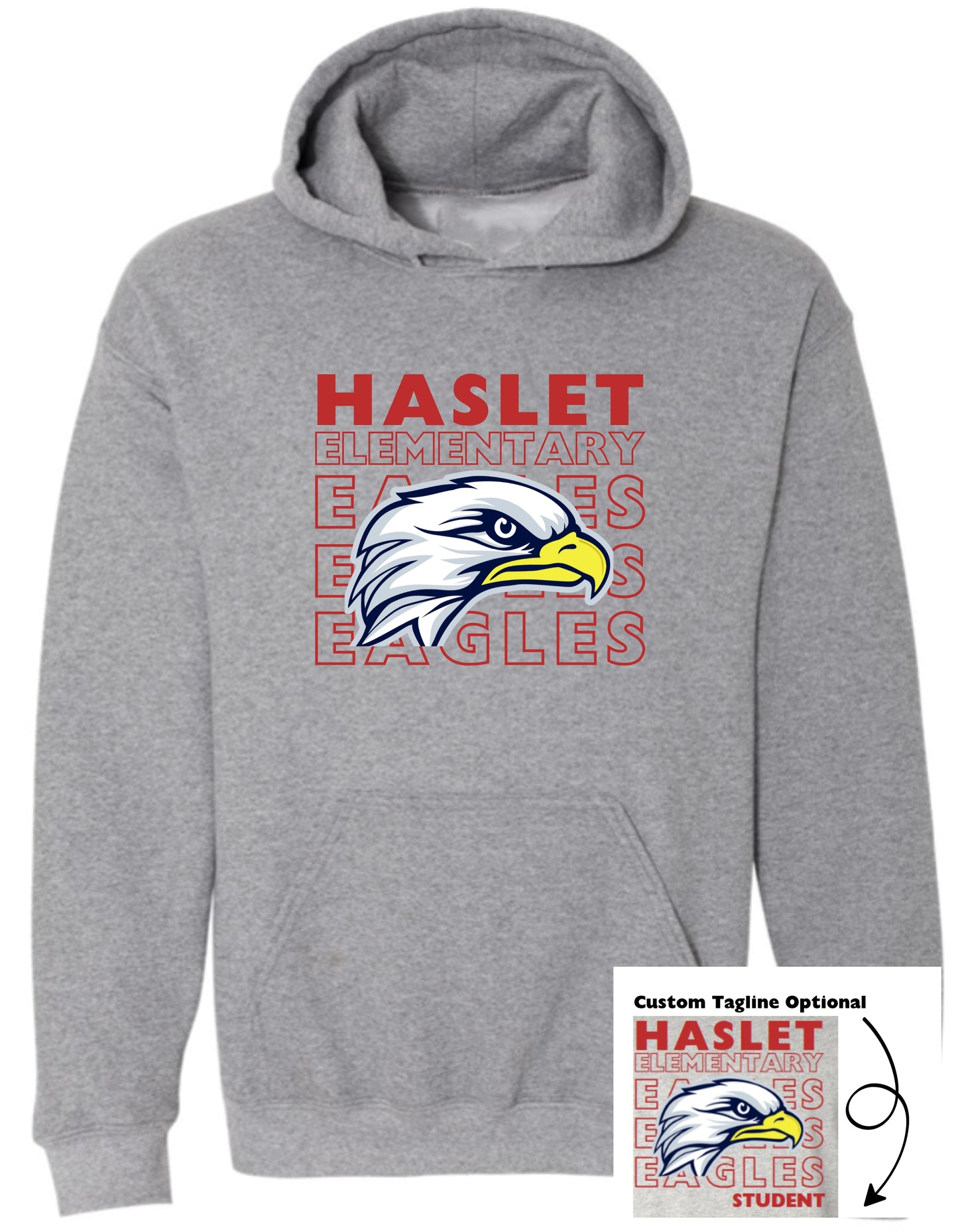 Haslet 24-25 Spirit Hoodie (Haslet Eagles)