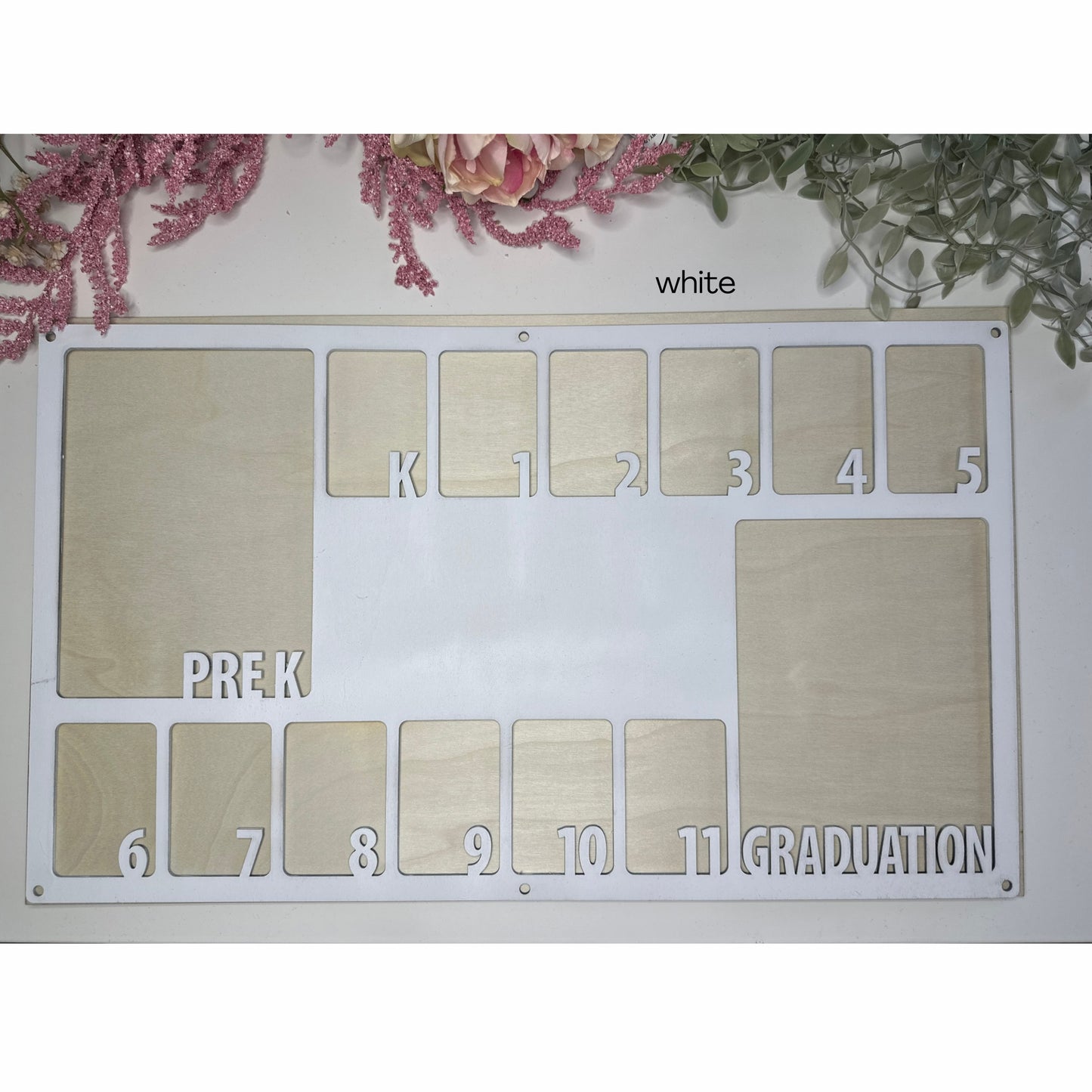 Prek to Graduation Keepsake Frame