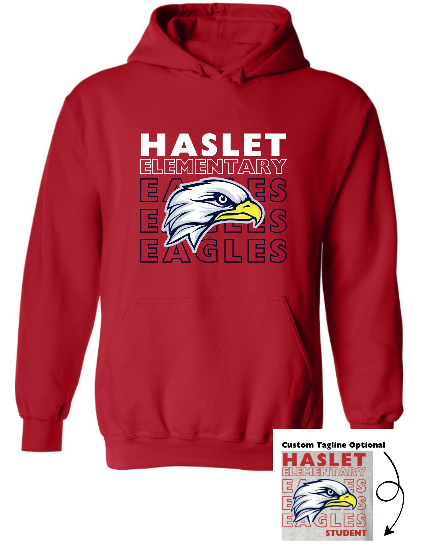 Haslet 24-25 Spirit Hoodie (Haslet Eagles)