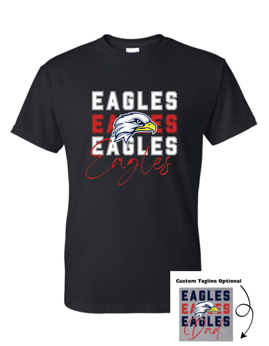 Haslet 24-25 Spirit Shirt (Eagles, Eagles, Eagles)