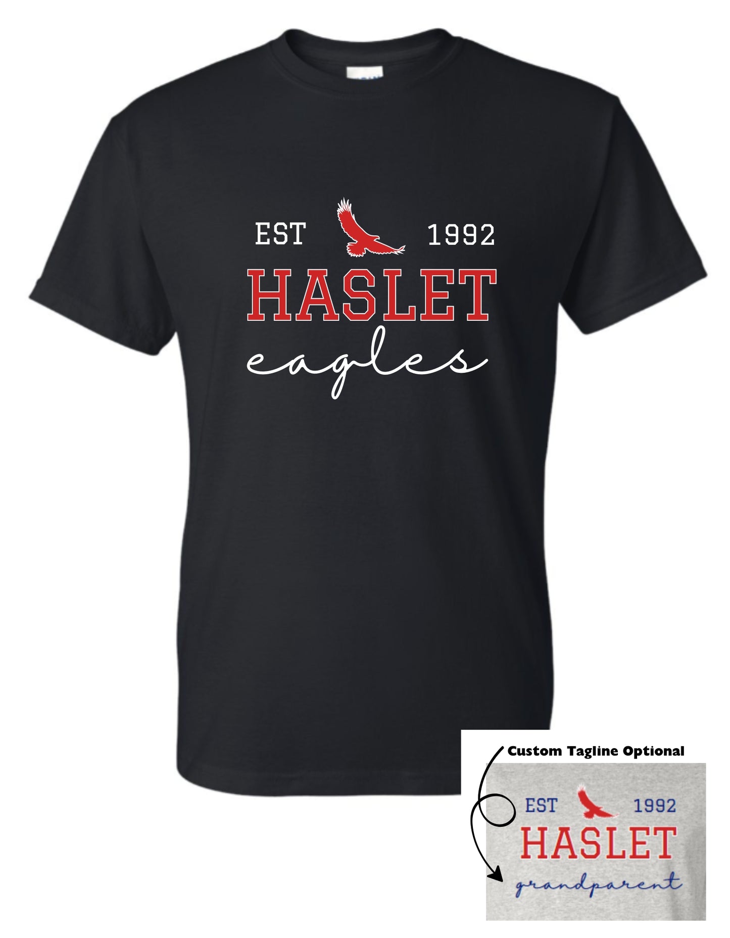Haslet 24-25 Spirit Shirt (Eagles EST 1992)