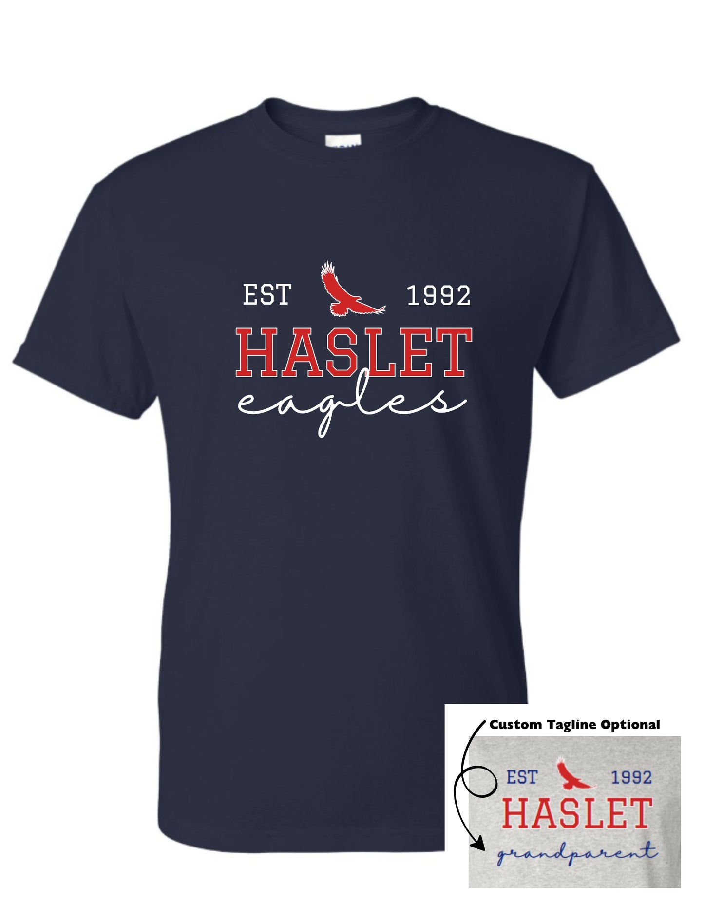 Haslet 24-25 Spirit Shirt (Eagles EST 1992)