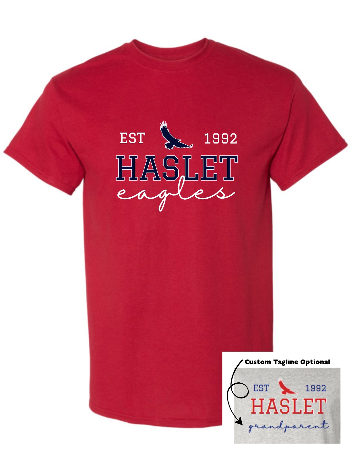 Haslet 24-25 Spirit Shirt (Eagles EST 1992)