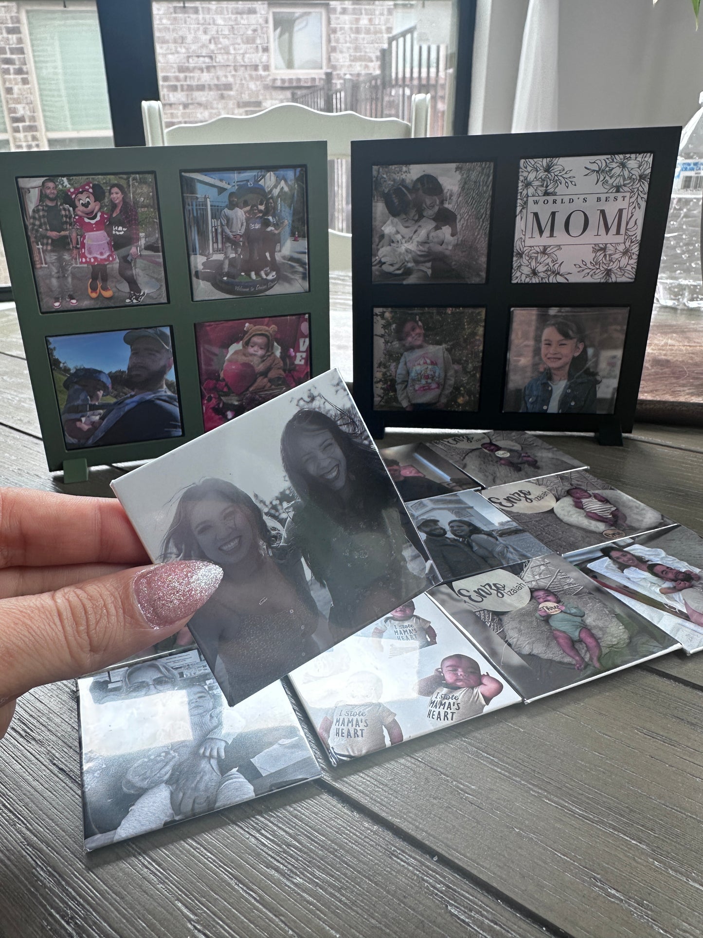 3d Printed Photo Magnet Frame (4 tile)