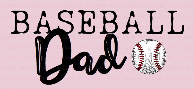 DIGITAL Baseball Dad (01 Typewriter)