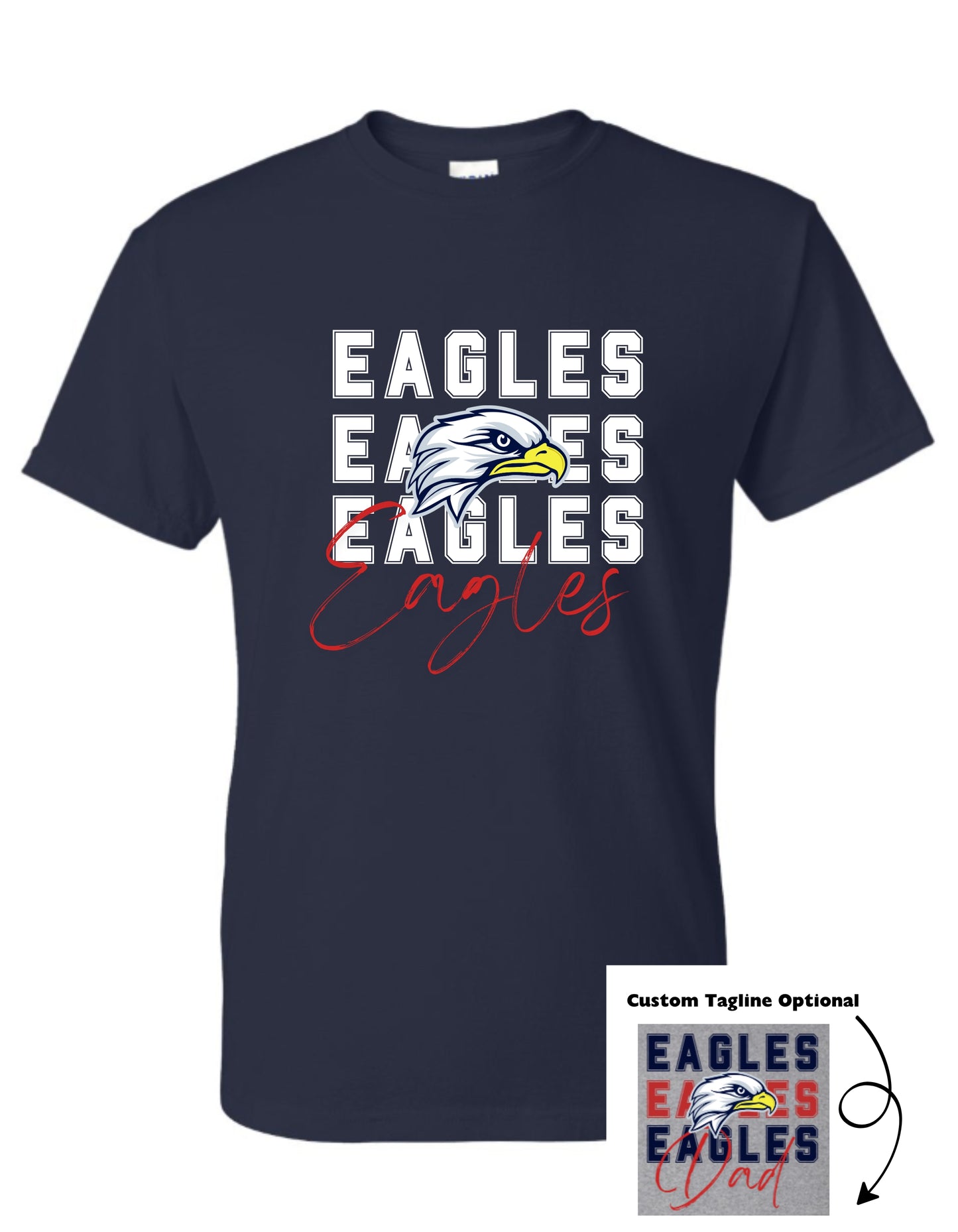 Haslet 24-25 Spirit Shirt (Eagles, Eagles, Eagles)