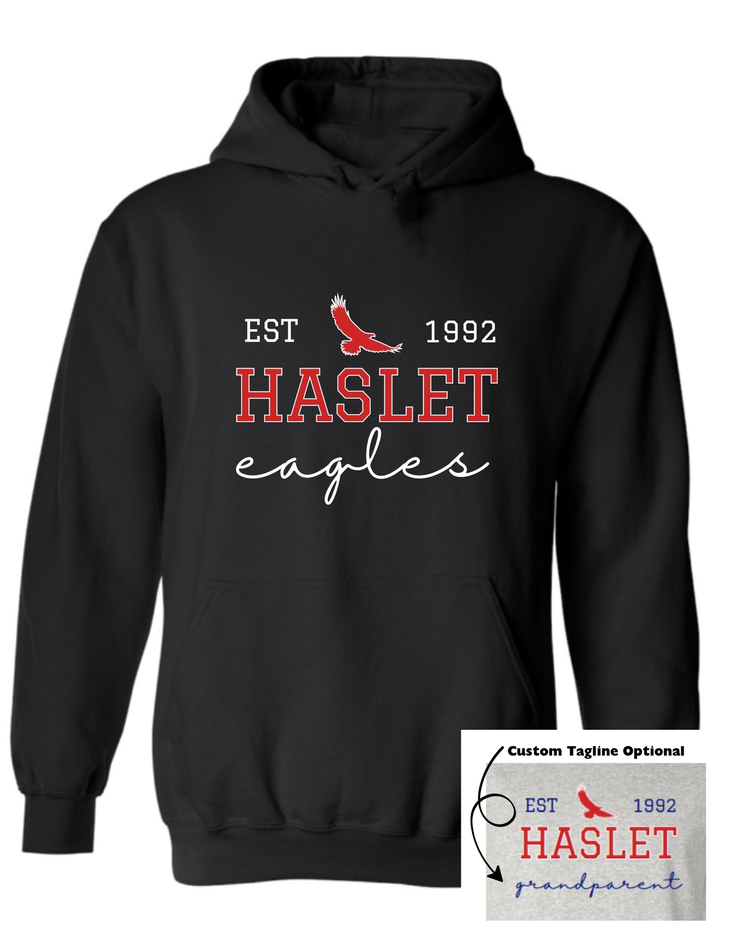 Haslet 24-25 Spirit Hoodie (Eagles EST 1992)