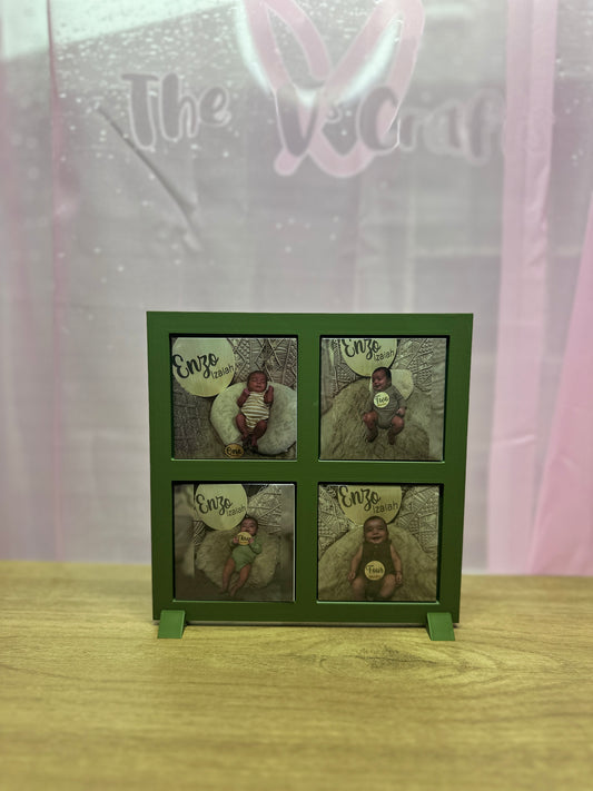 3d Printed Photo Magnet Frame (4 tile)