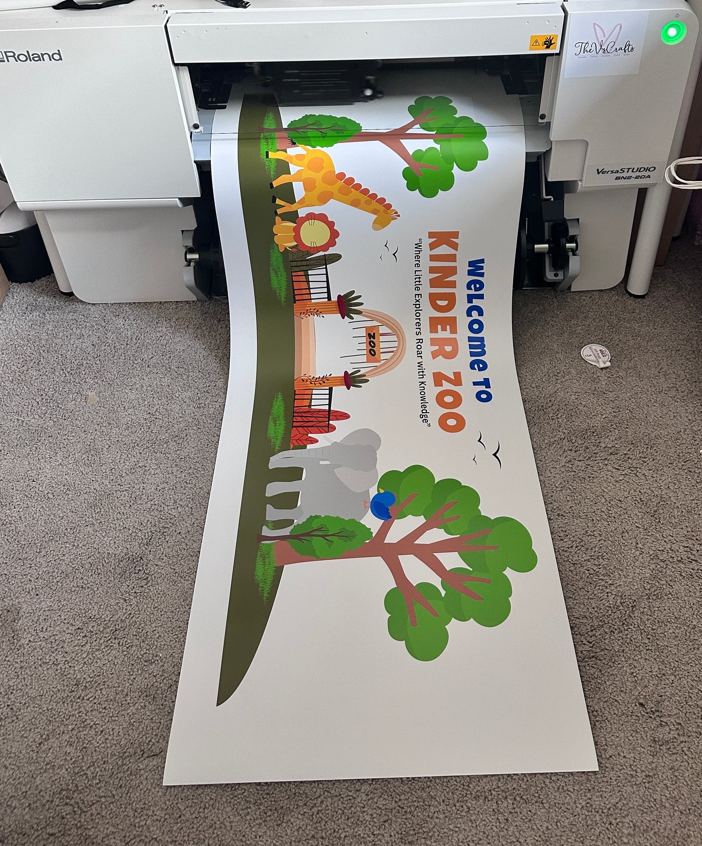 Custom banner 18 inches by any length