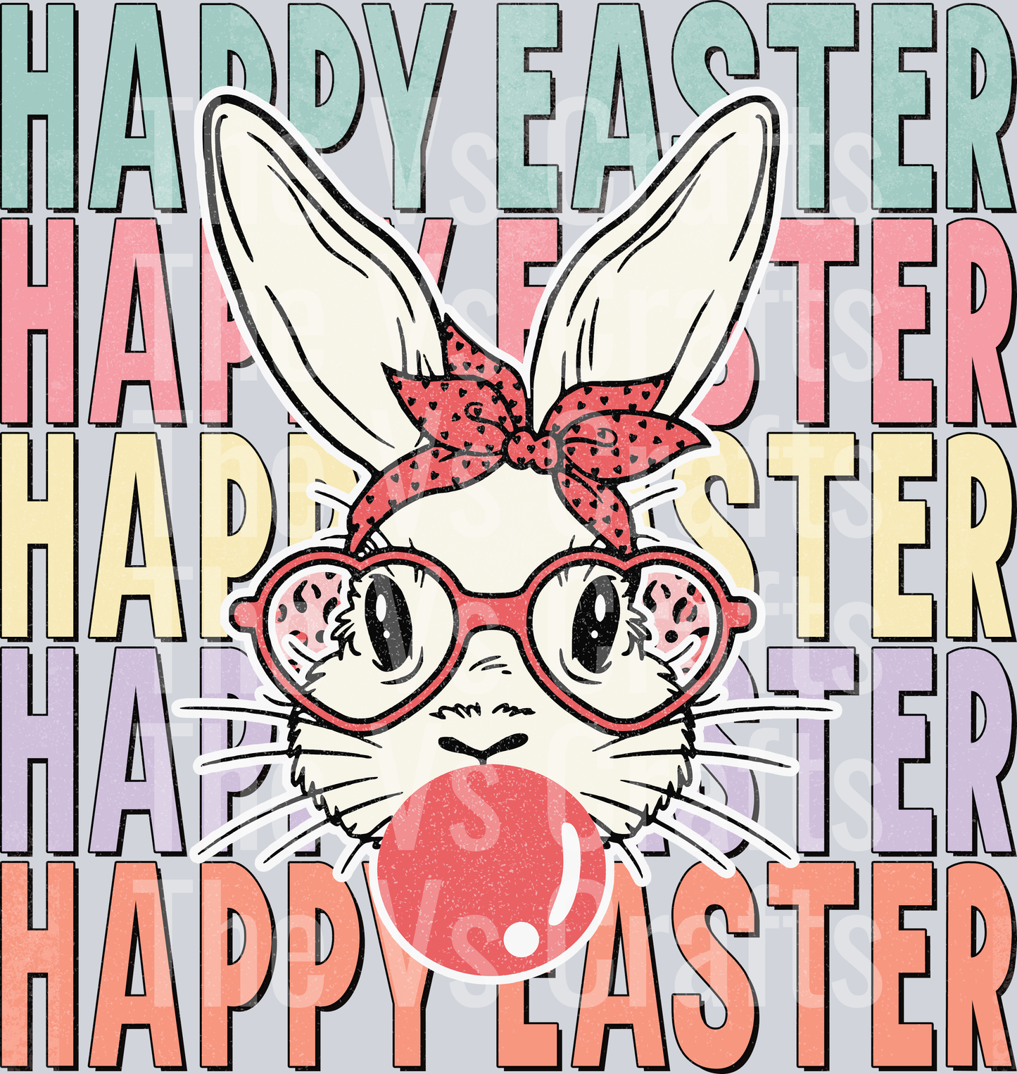 Happy Easter Bubble Gum