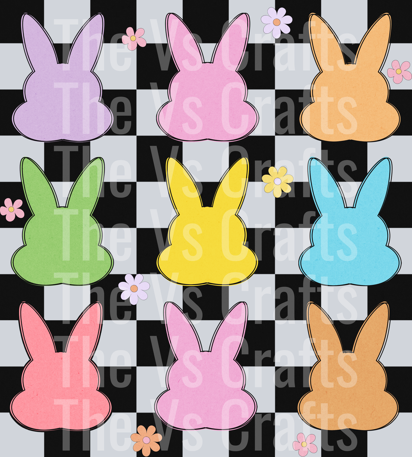 Colorful Eater Checkered